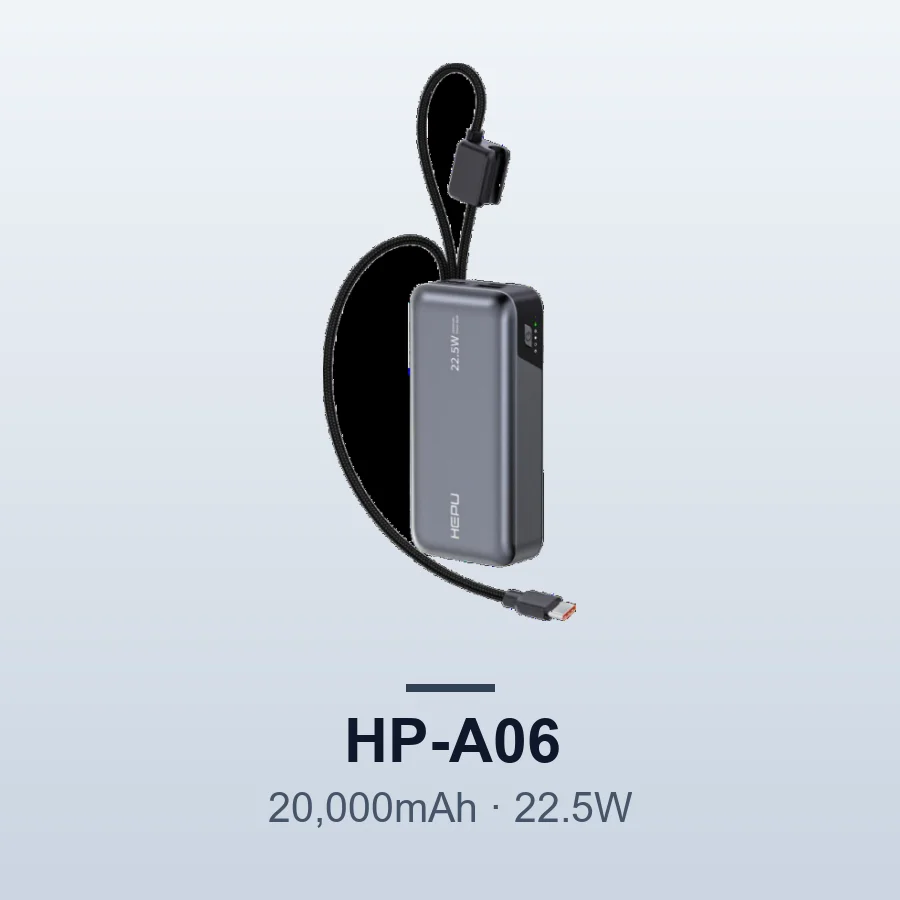 HEPU HP-A06 20,000mAh 22.5W Fast Charge Power Bank