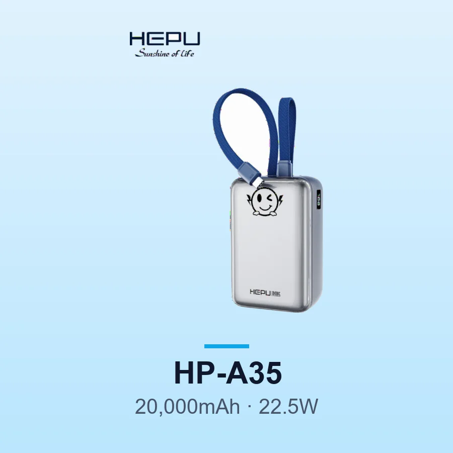 HEPU HP-A35 20,000mAh 22.5W Fast Charge Power Bank
