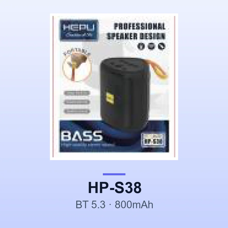 HEPU HP-S38 Bluetooth Speaker