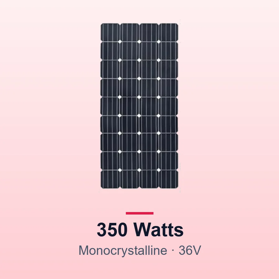 Solar Nyumbani 350W Monocrystalline Solar Panel (36V)