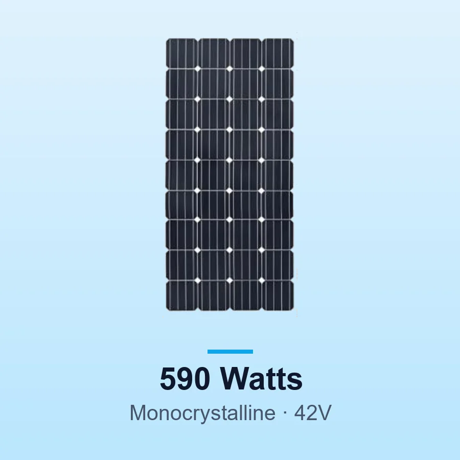 Solar Nyumbani 590W Monocrystalline Solar Panel (42V)